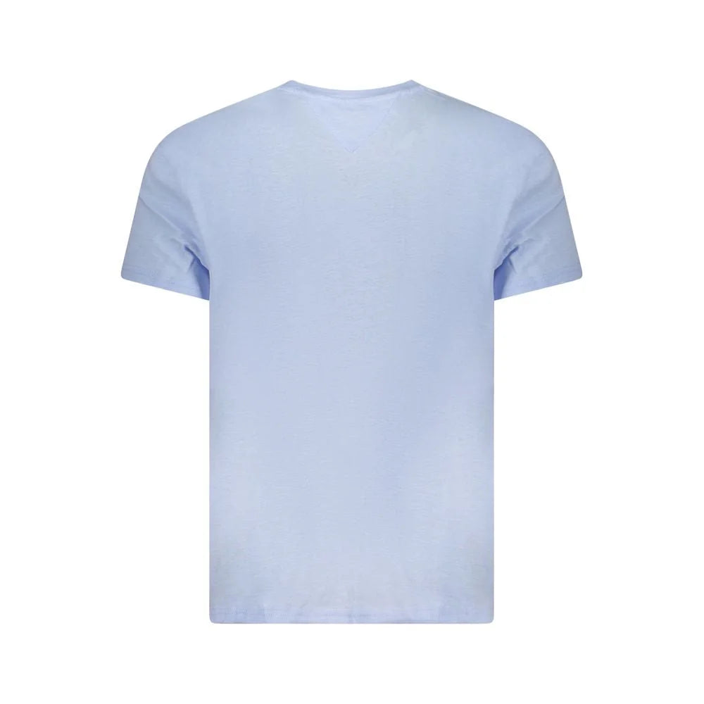 Tommy Hilfiger Blue Cotton Men T-Shirt - T-Shirts