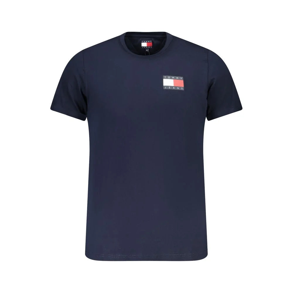Tommy Hilfiger Blue Cotton Men T-Shirt - T-Shirts