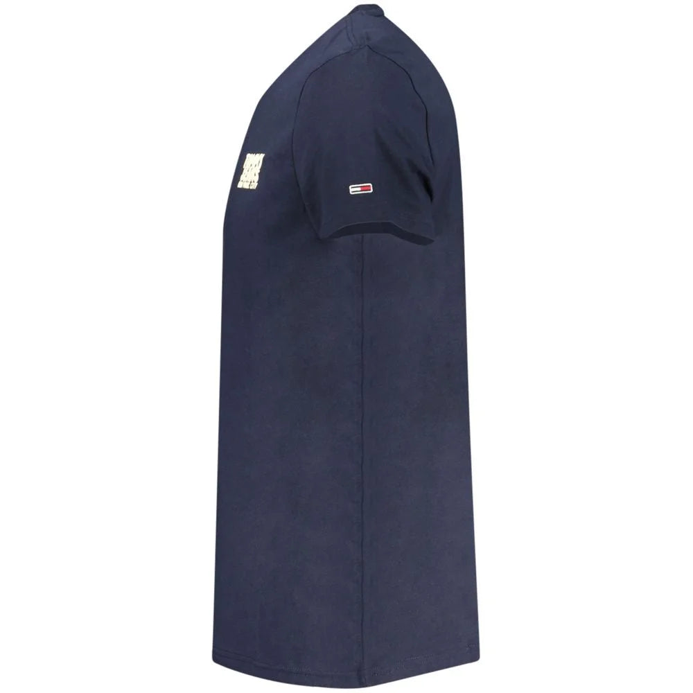 Tommy Hilfiger Blue Cotton Men T-Shirt - T-Shirts