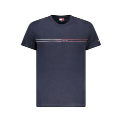 Tommy Hilfiger Blue Cotton Men T-Shirt - T-Shirts