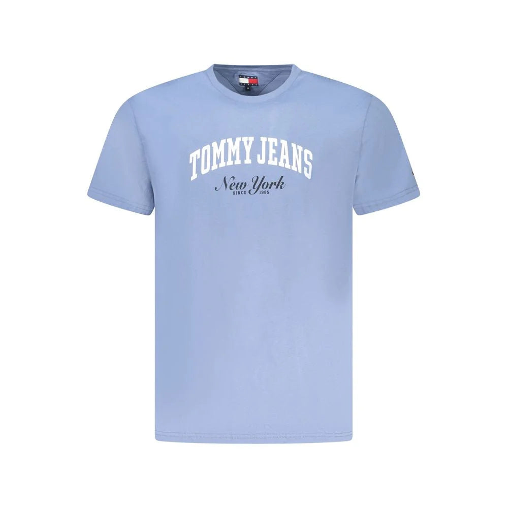 Tommy Hilfiger Blue Cotton Men T-Shirt - T-Shirts