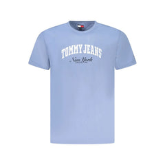 Tommy Hilfiger Blue Cotton Men T-Shirt - T-Shirts