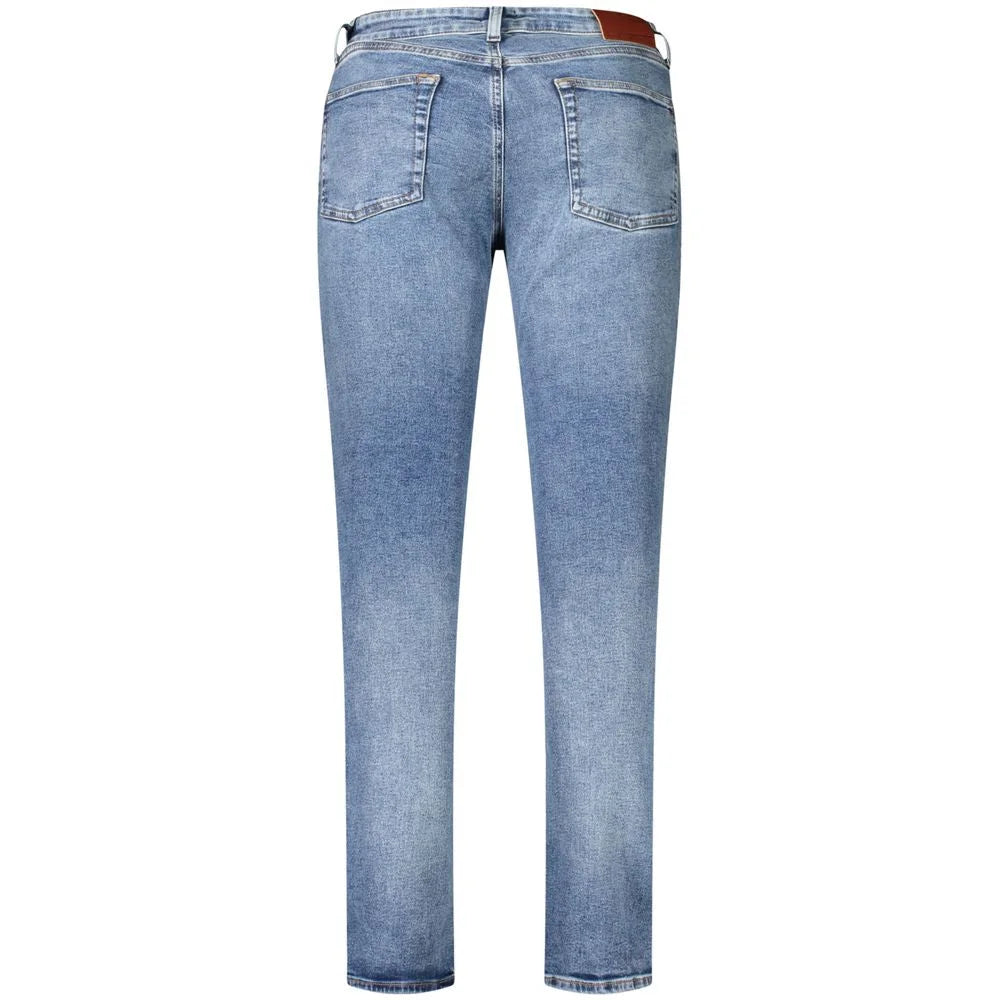 Tommy Hilfiger Blue Cotton Men’s Slim Jeans - Jeans