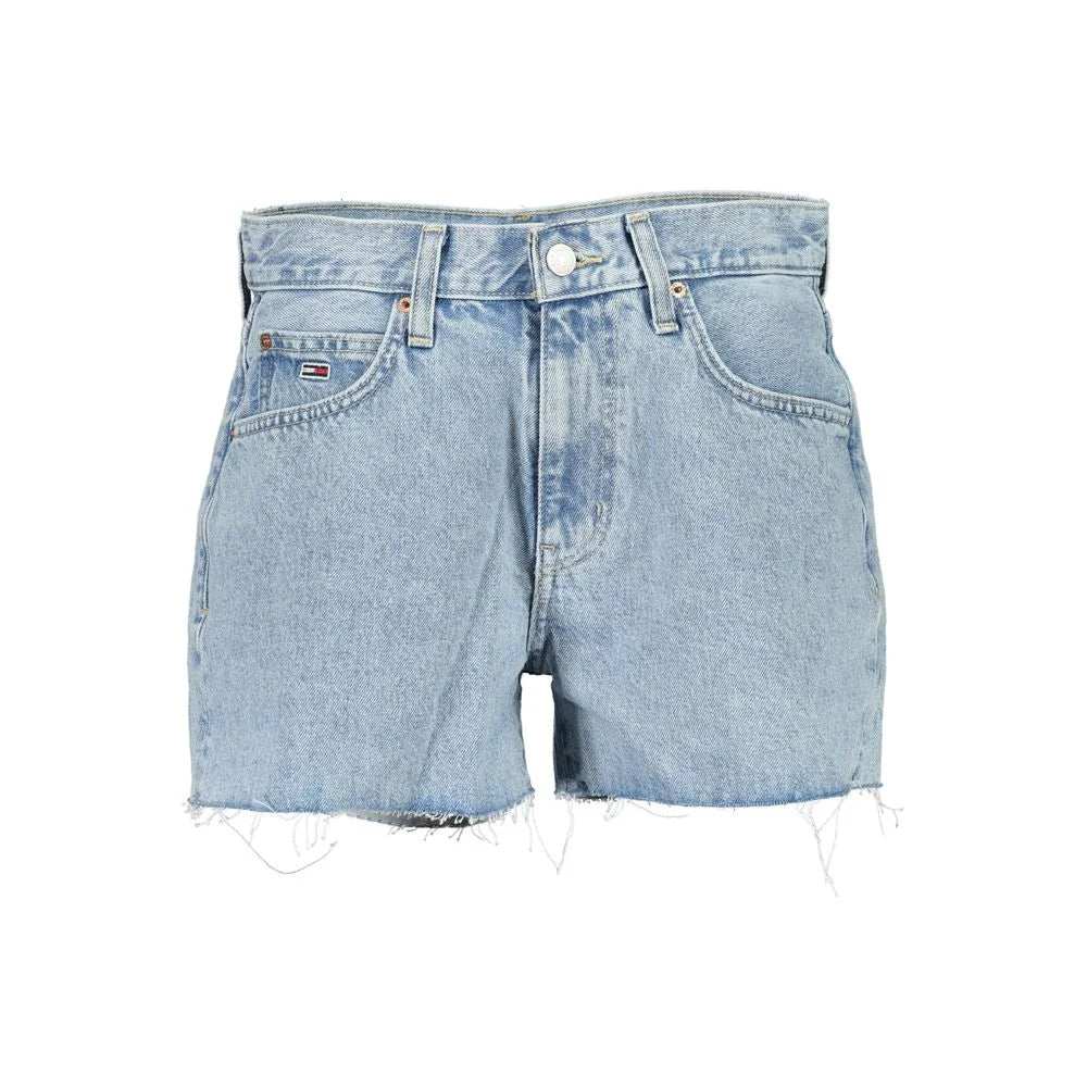 Tommy Hilfiger Blue Cotton Short - Denim Shorts