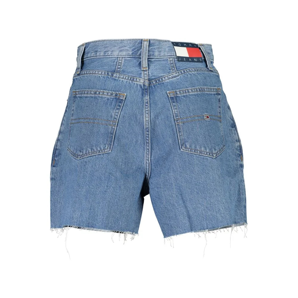 Tommy Hilfiger Blue Cotton Short - Denim Shorts