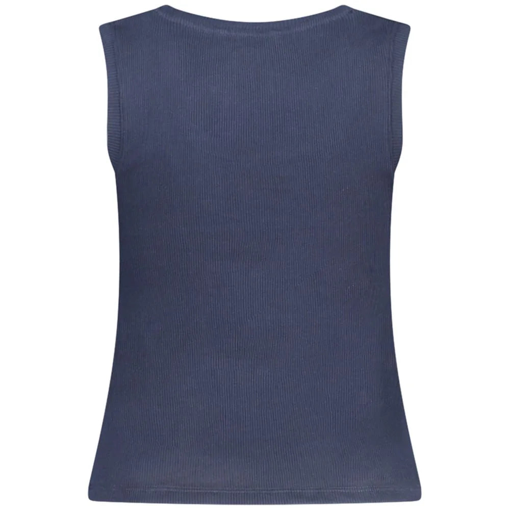 Tommy Hilfiger Blue Cotton Tank Top