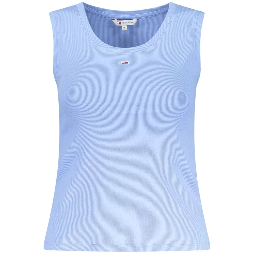 Tommy Hilfiger Blue Cotton Tank Top - XS