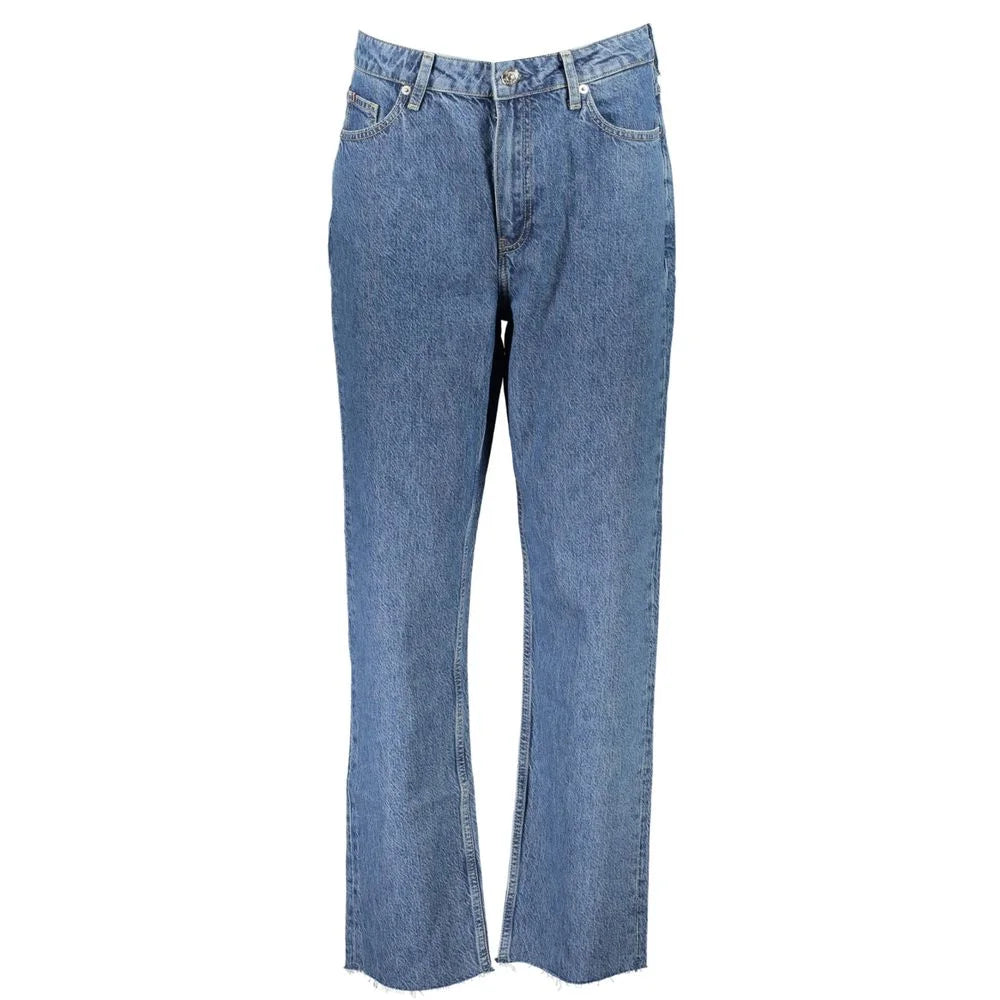 Tommy Hilfiger Blue Cotton Women Jeans - W32 | L30