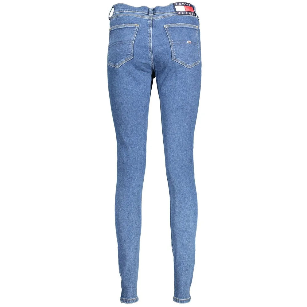 Tommy Hilfiger Blue Cotton Women Skinny Jean - Jeans