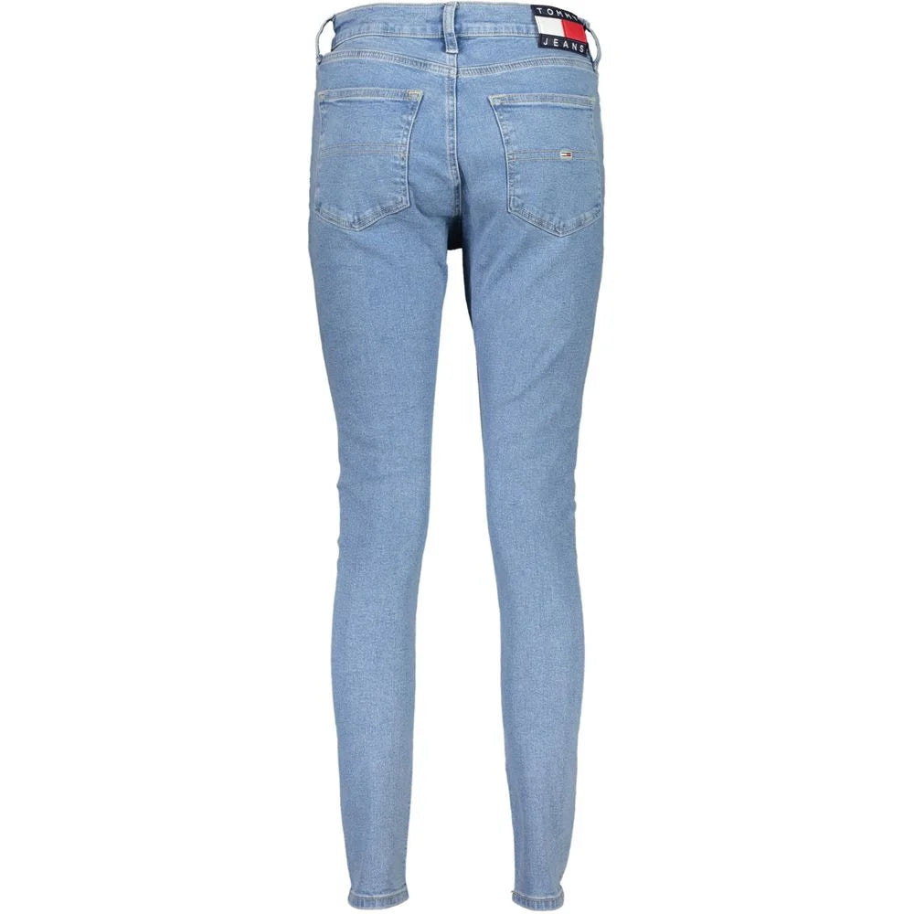 Tommy Hilfiger Blue Cotton Women Skinny Jean - Jeans