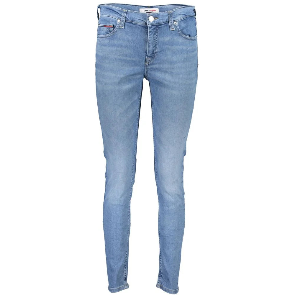 Tommy Hilfiger Blue Cotton Women Skinny Jean - Jeans