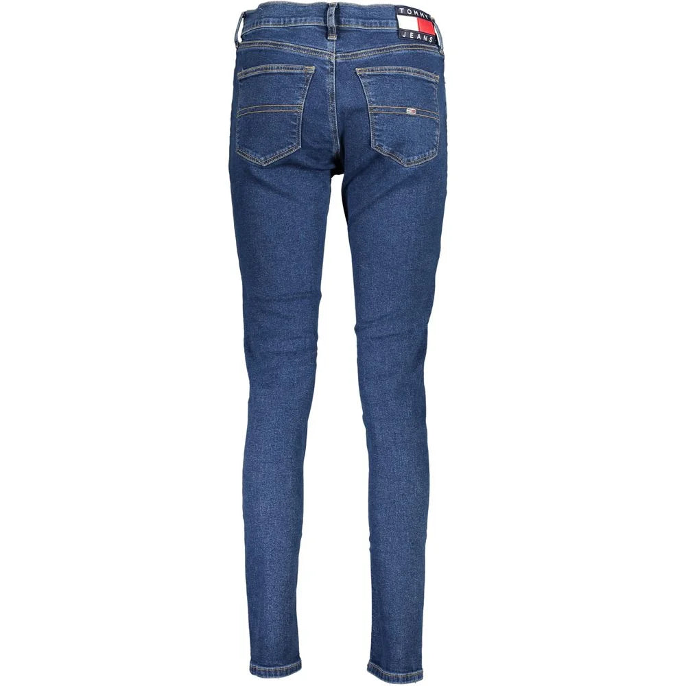Tommy Hilfiger Blue Cotton Women Skinny Jean - W25 | L32