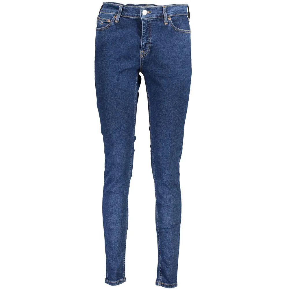 Tommy Hilfiger Blue Cotton Women Skinny Jean - W25 | L32