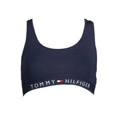 Tommy Hilfiger Blue Cotton Women Sports Bra - XS - Sports Bras