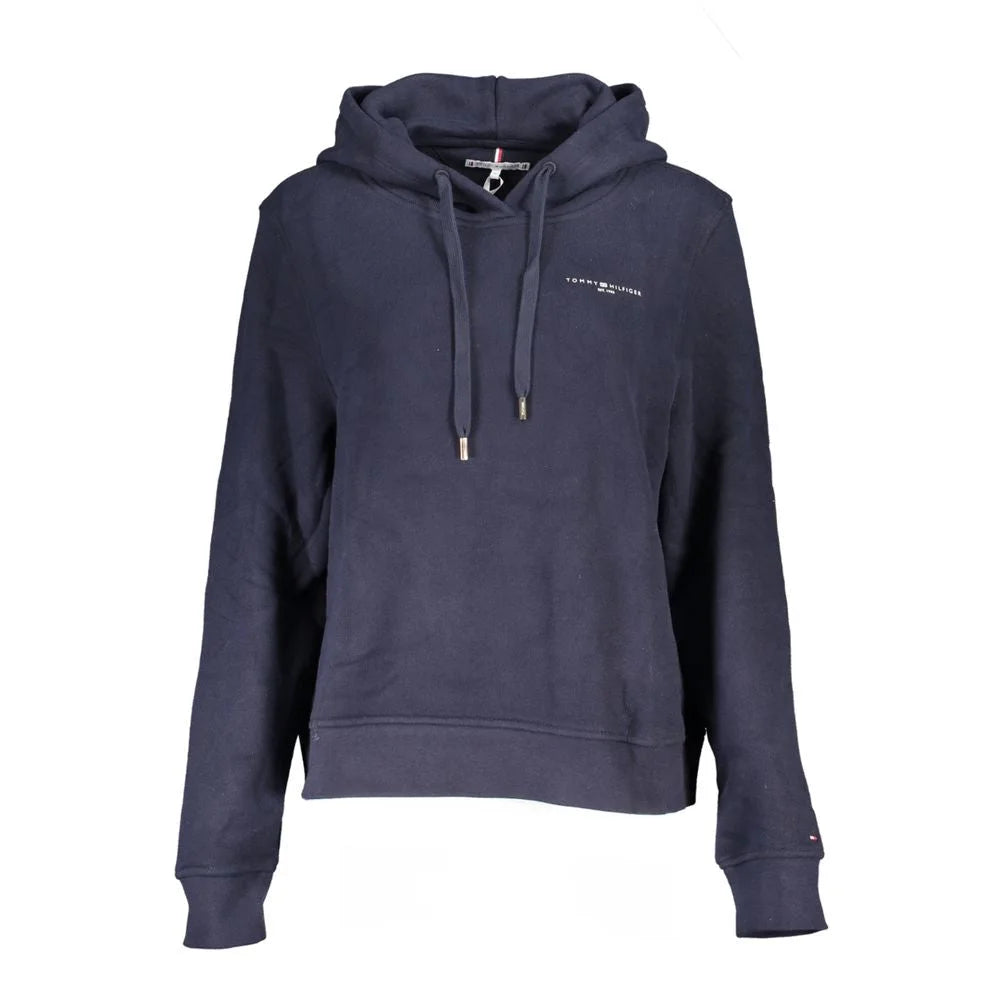 Tommy Hilfiger Blue Cotton Women Sweater - Hoodies