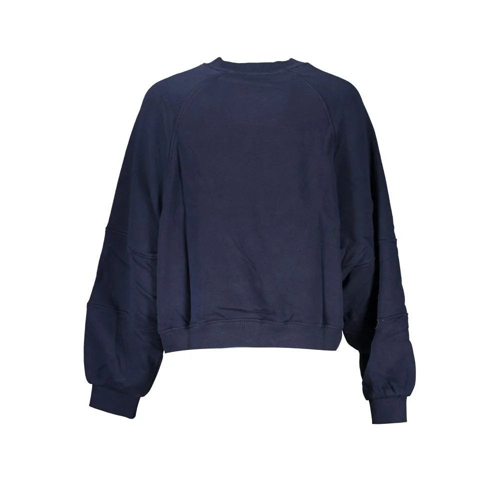 Tommy Hilfiger Blue Cotton Women Sweater - Sweatshirts