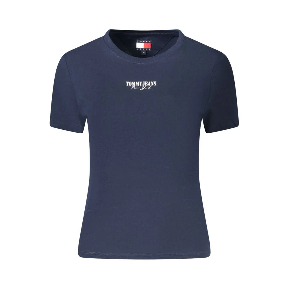 Tommy Hilfiger Blue Cotton Women T-Shirt - T-Shirts