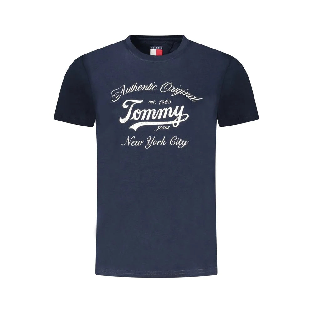 Tommy Hilfiger Blue Cotton Women T-Shirt - T-Shirts