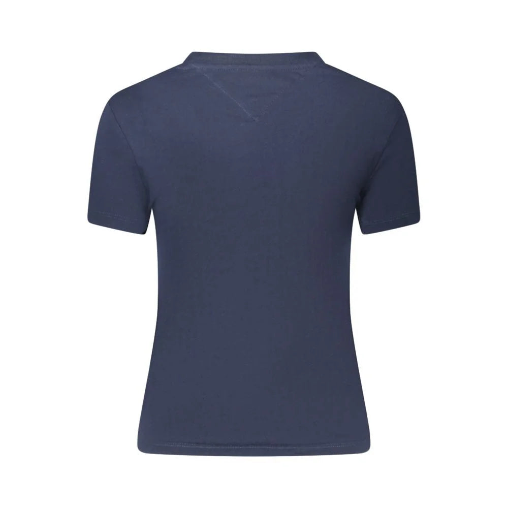 Tommy Hilfiger Blue Cotton Women T-Shirt - T-Shirts