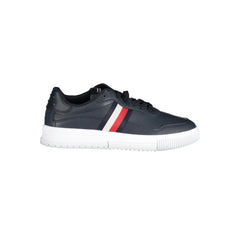 Tommy Hilfiger Blue Leather Men Sneaker - Sneakers