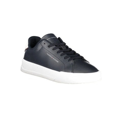 Tommy Hilfiger Blue Leather Men Sneaker - Sneakers