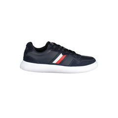 Tommy Hilfiger Blue Leather Men Sneaker - Sneakers