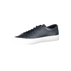 Tommy Hilfiger Blue Leather Men Sneaker - Sneakers