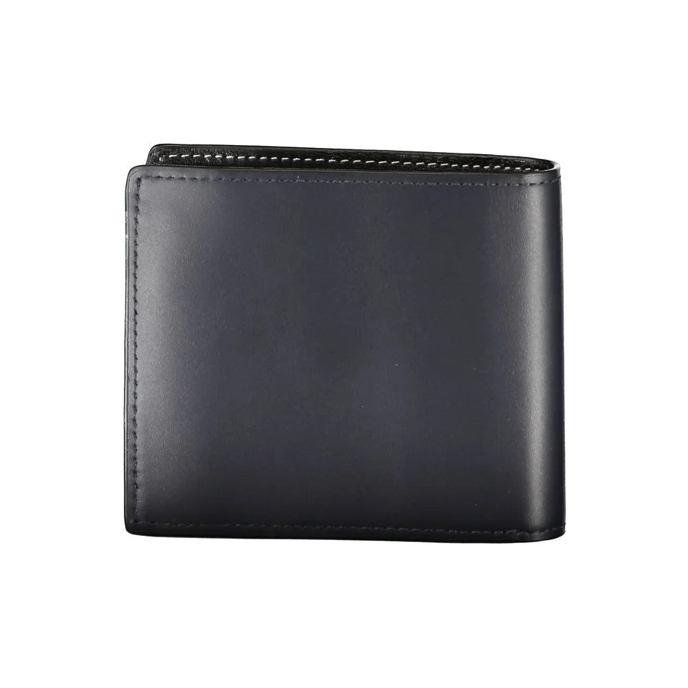 Tommy Hilfiger Blue Leather Wallet - Wallets