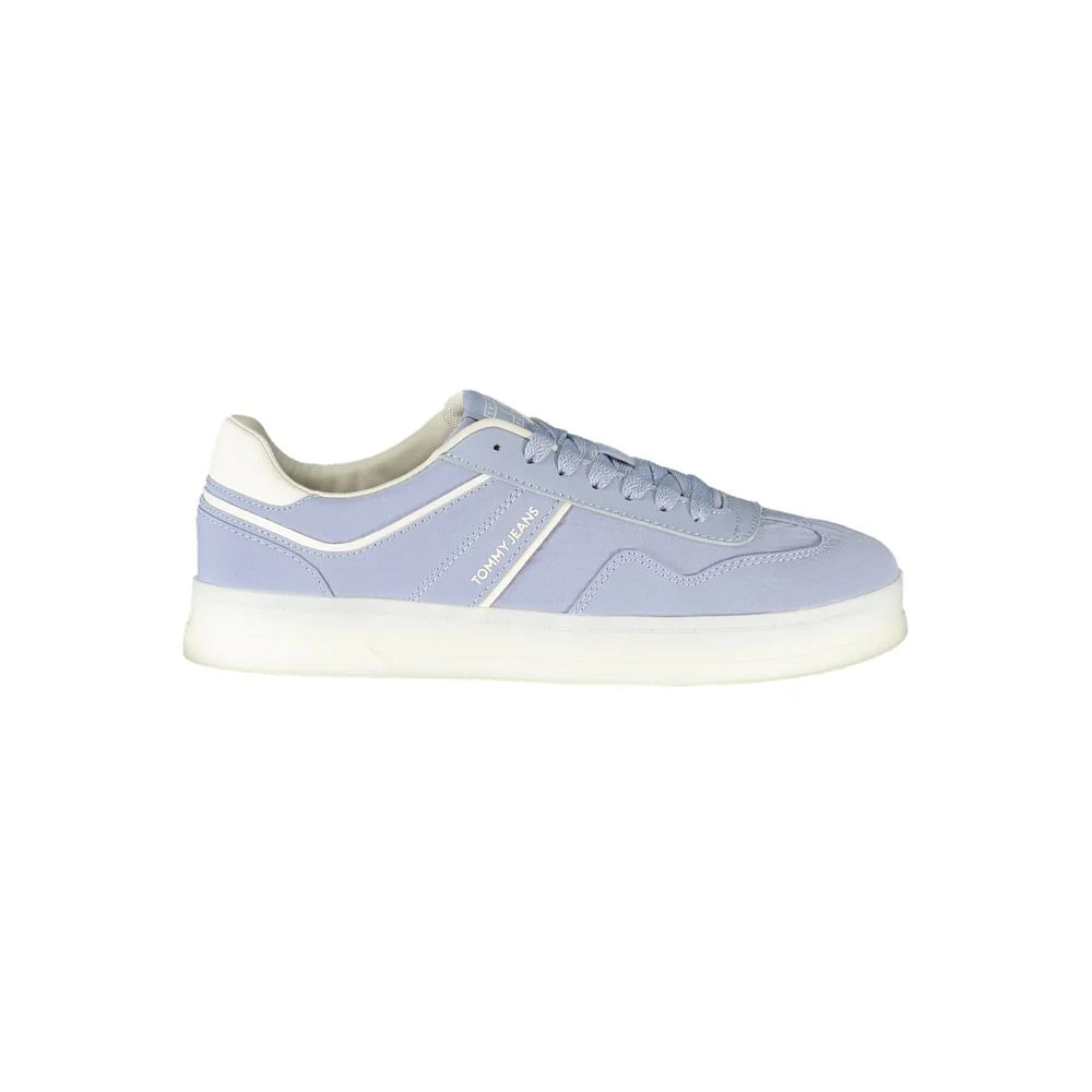 Tommy Hilfiger Blue Leather Women Sneaker - Sneakers