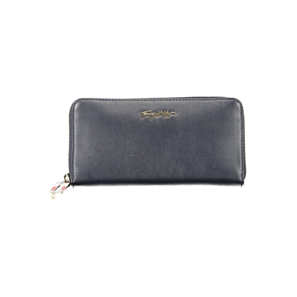 Tommy Hilfiger Blue Leather Women Wallet - Wallets