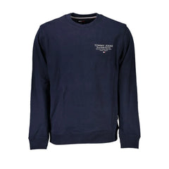 Tommy Hilfiger Blue Organic Cotton Men Sweater - Sweatshirts