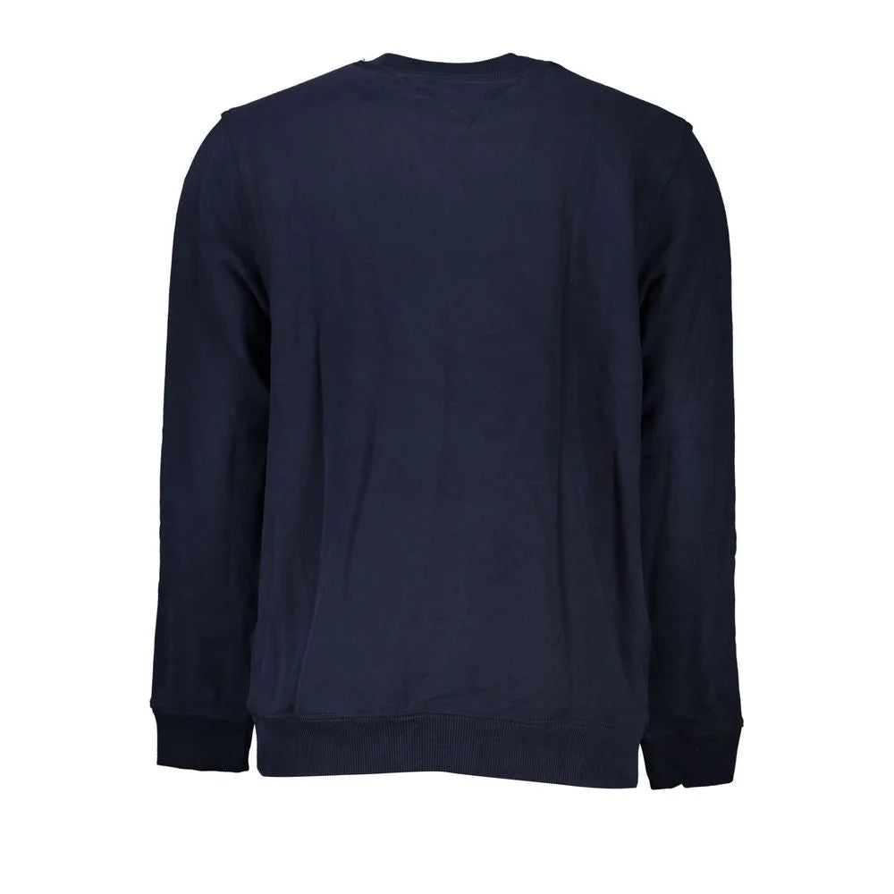 Tommy Hilfiger Blue Organic Cotton Men Sweater - Sweatshirts