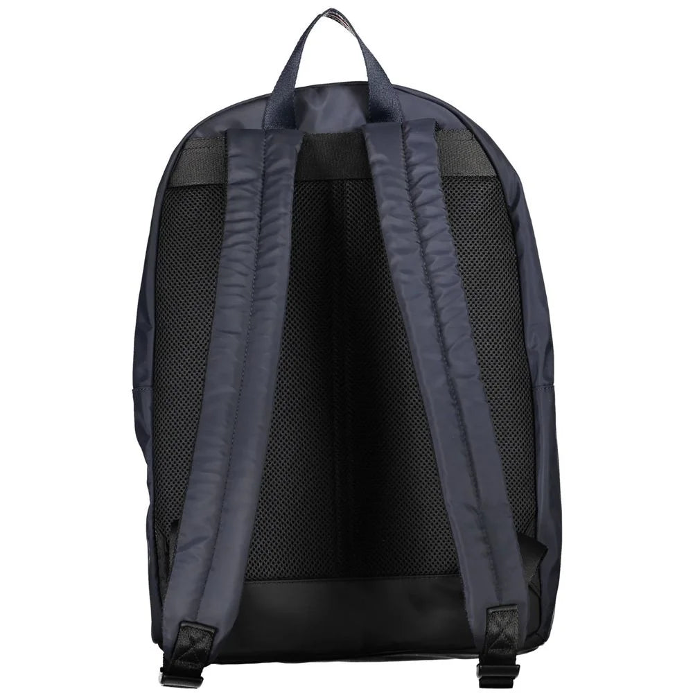 Tommy Hilfiger Blue Polyester Backpack - Laptop Backpacks