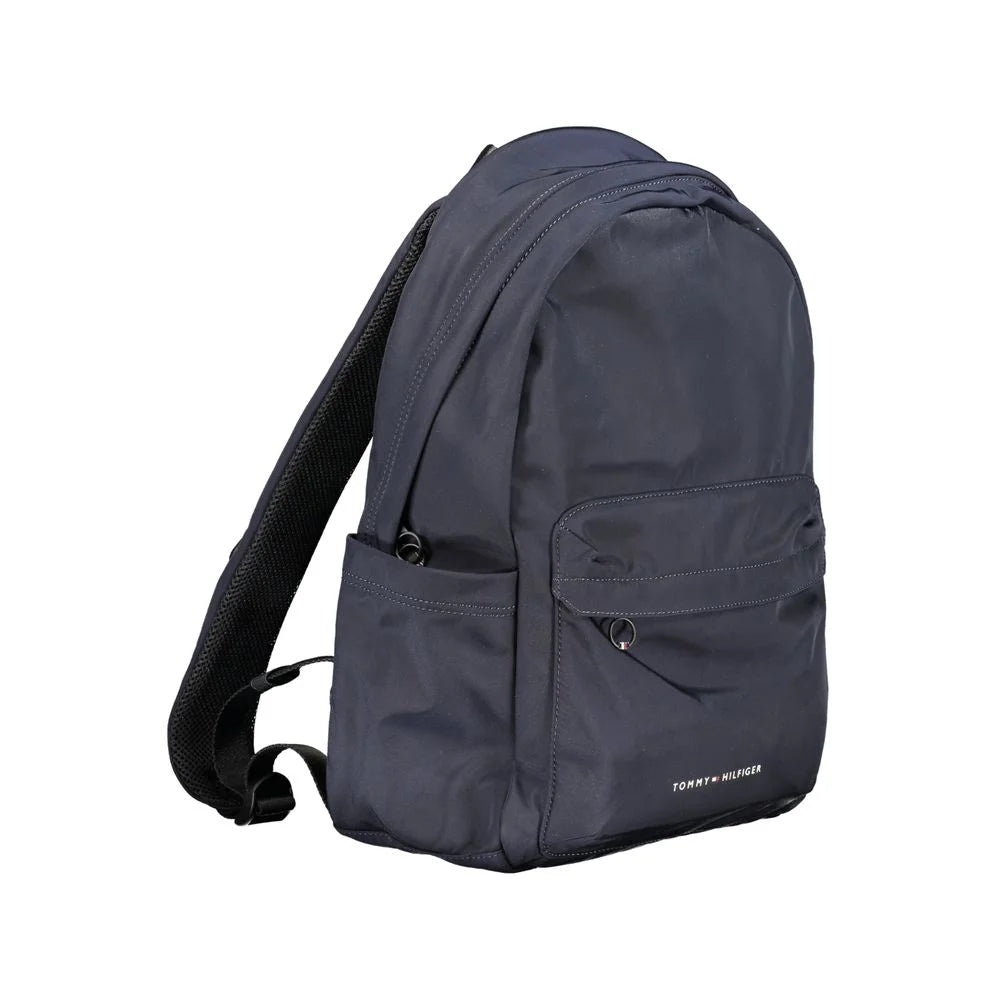 Tommy Hilfiger Blue Polyester Backpack - School Backpacks