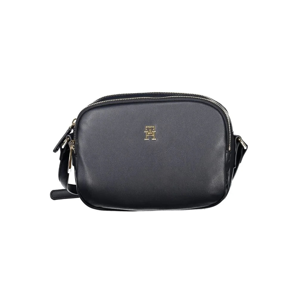 Tommy Hilfiger Blue Polyester Handbag - Cross Body Bags
