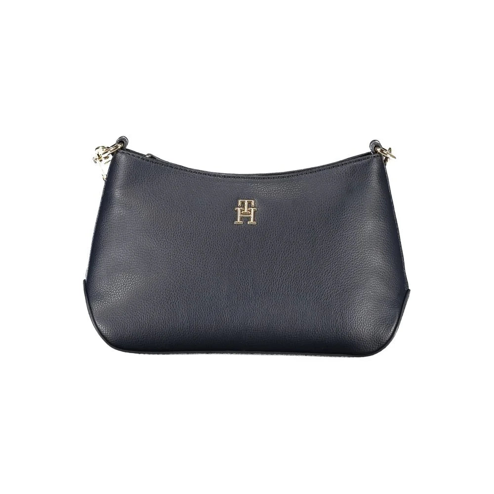 Tommy Hilfiger Blue Polyester Handbag - Cross Body Bags