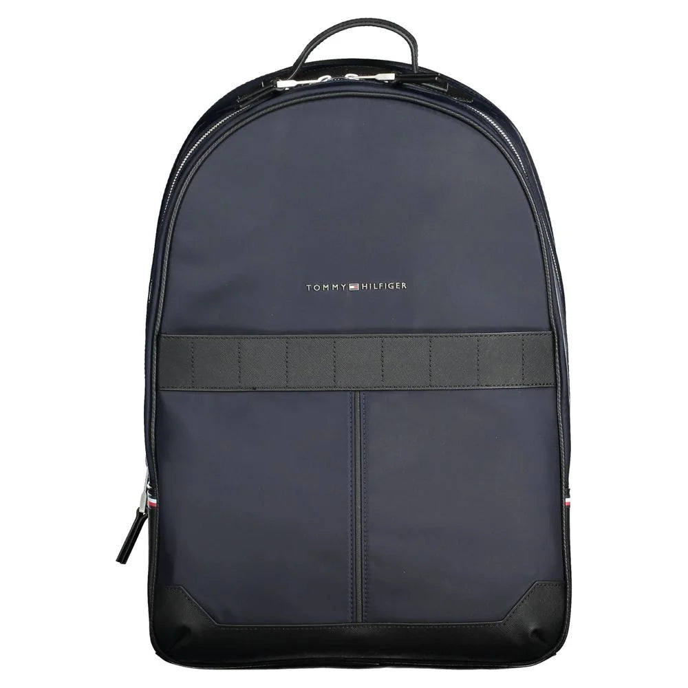 Tommy Hilfiger Blue Polyester Men Backpack - Backpacks