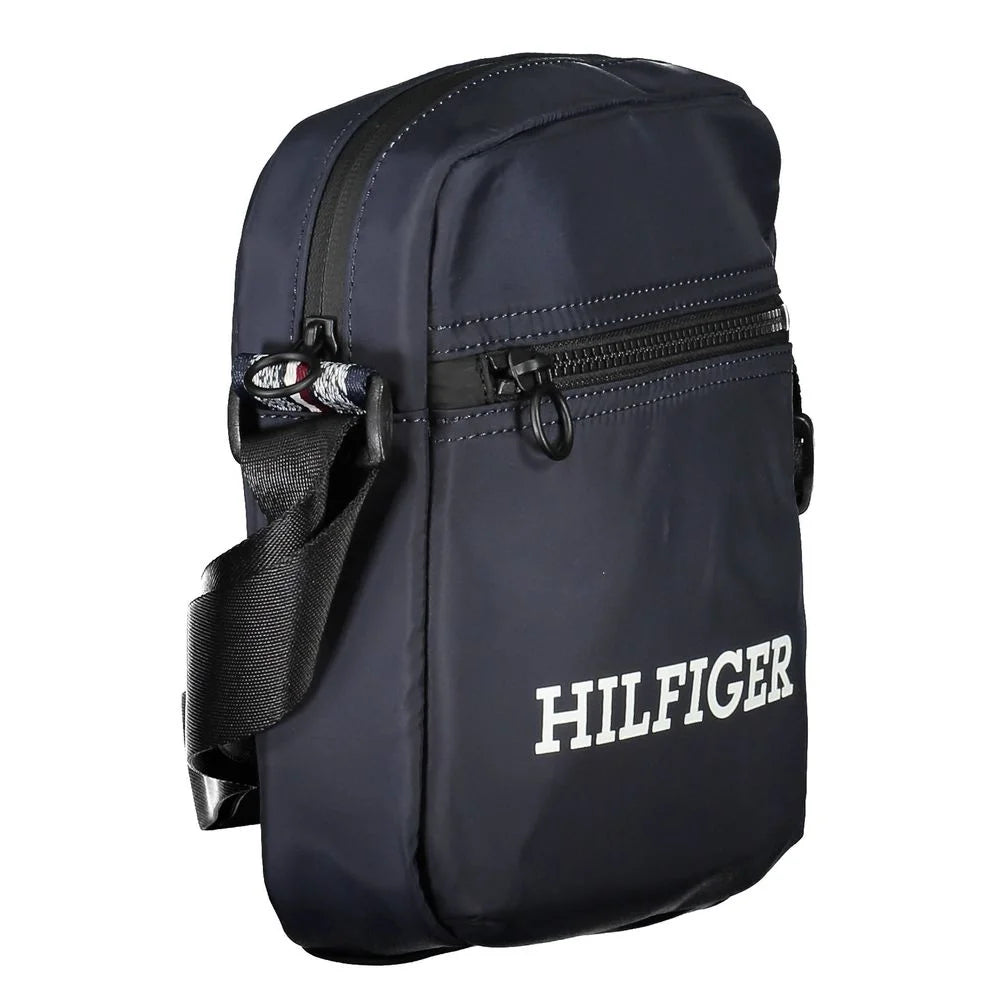 Tommy Hilfiger Blue Polyester Men Shoulder Bag - Cross Body Bags