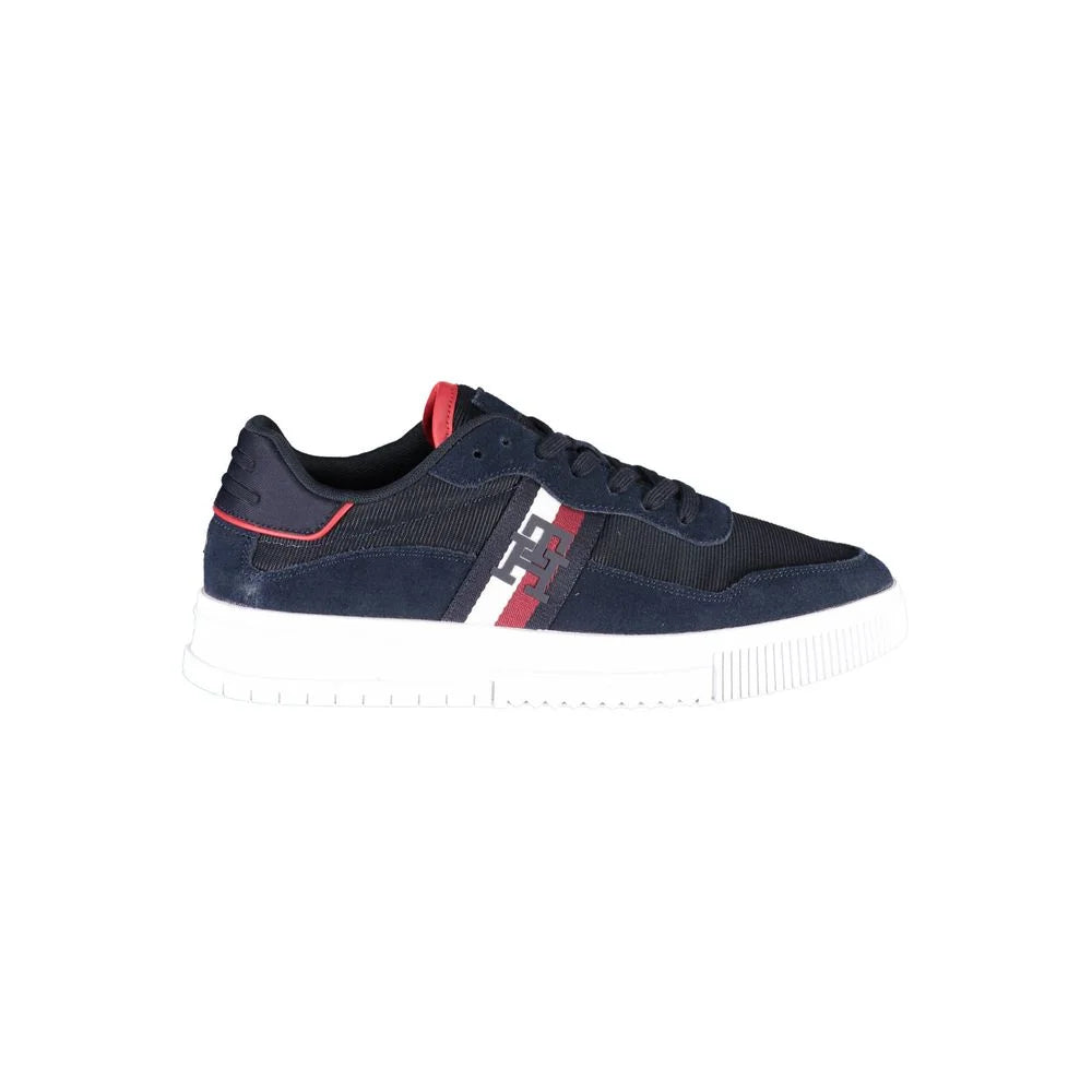 Tommy Hilfiger Blue Polyester Men Sneaker - Sneakers