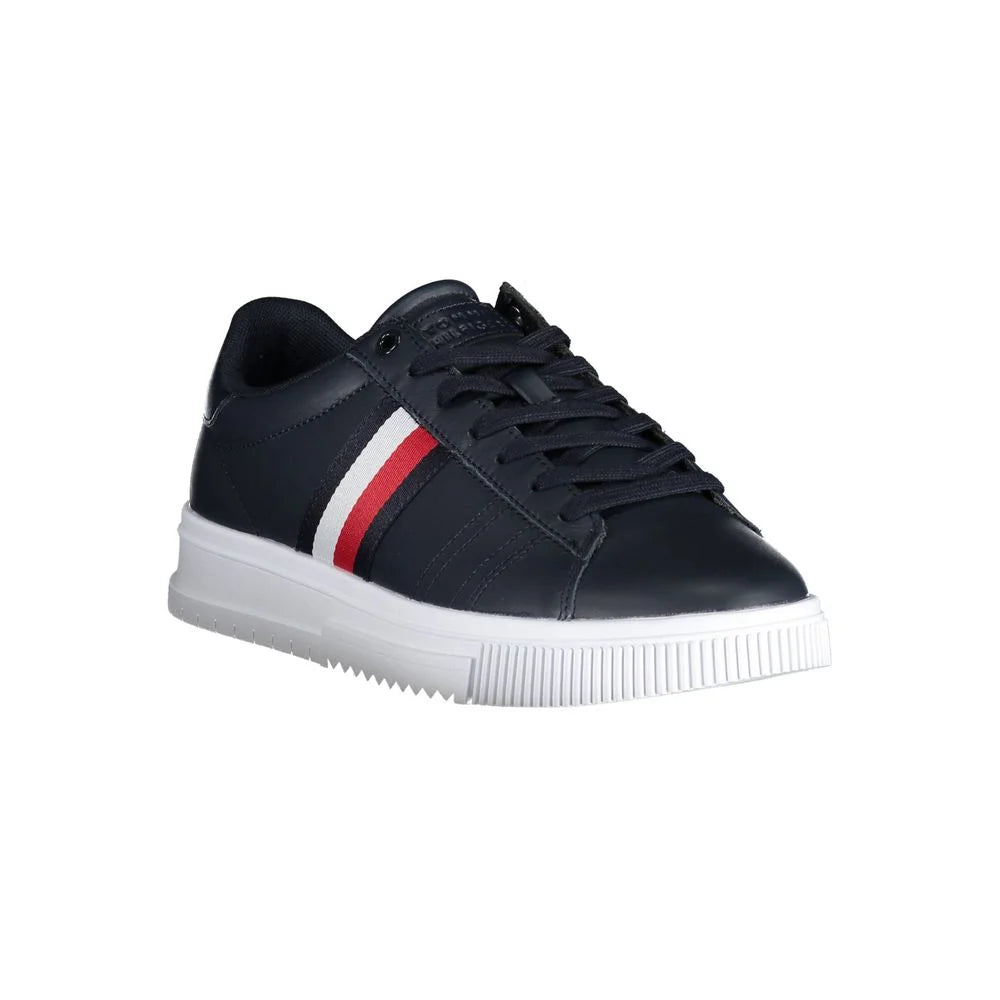 Tommy Hilfiger Blue Polyester Sneaker - EU44/US11 - Sneakers
