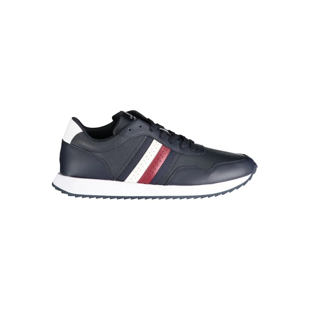 Tommy Hilfiger Blue Polyester Sneaker - EU46 - Sneakers