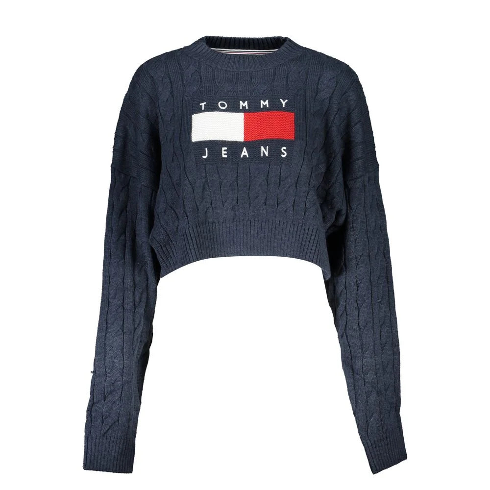 Tommy Hilfiger Blue Polyester Sweater - M