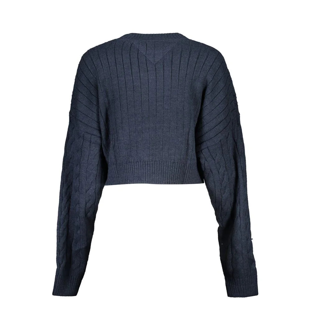 Tommy Hilfiger Blue Polyester Sweater - M