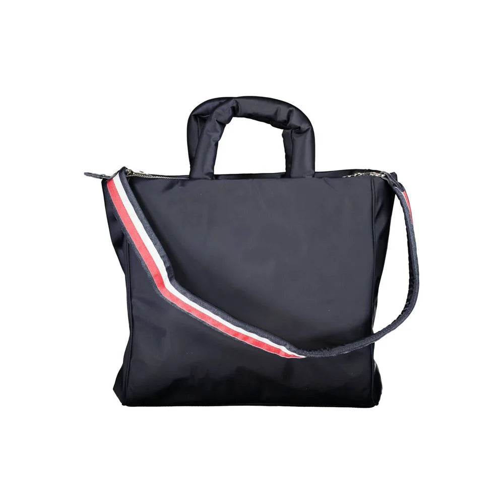 Tommy Hilfiger Blue Polyester Women Handbag - Shopper Bags
