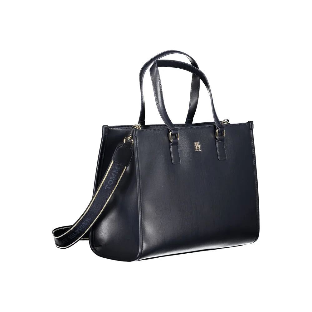 Tommy Hilfiger Blue Polyethylene Handbag - Shoulder Bags