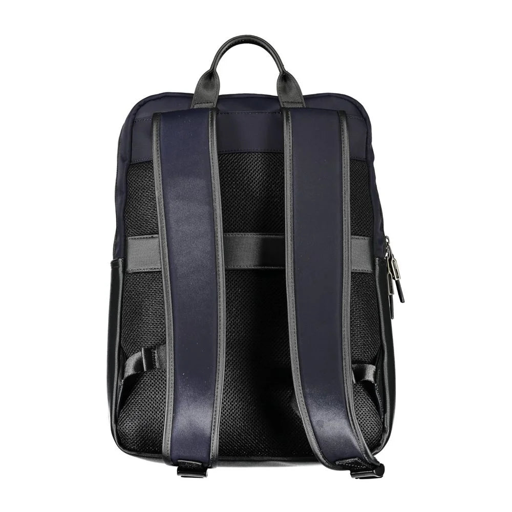 Tommy Hilfiger Blue Polyethylene Men Backpack - Laptop Backpacks