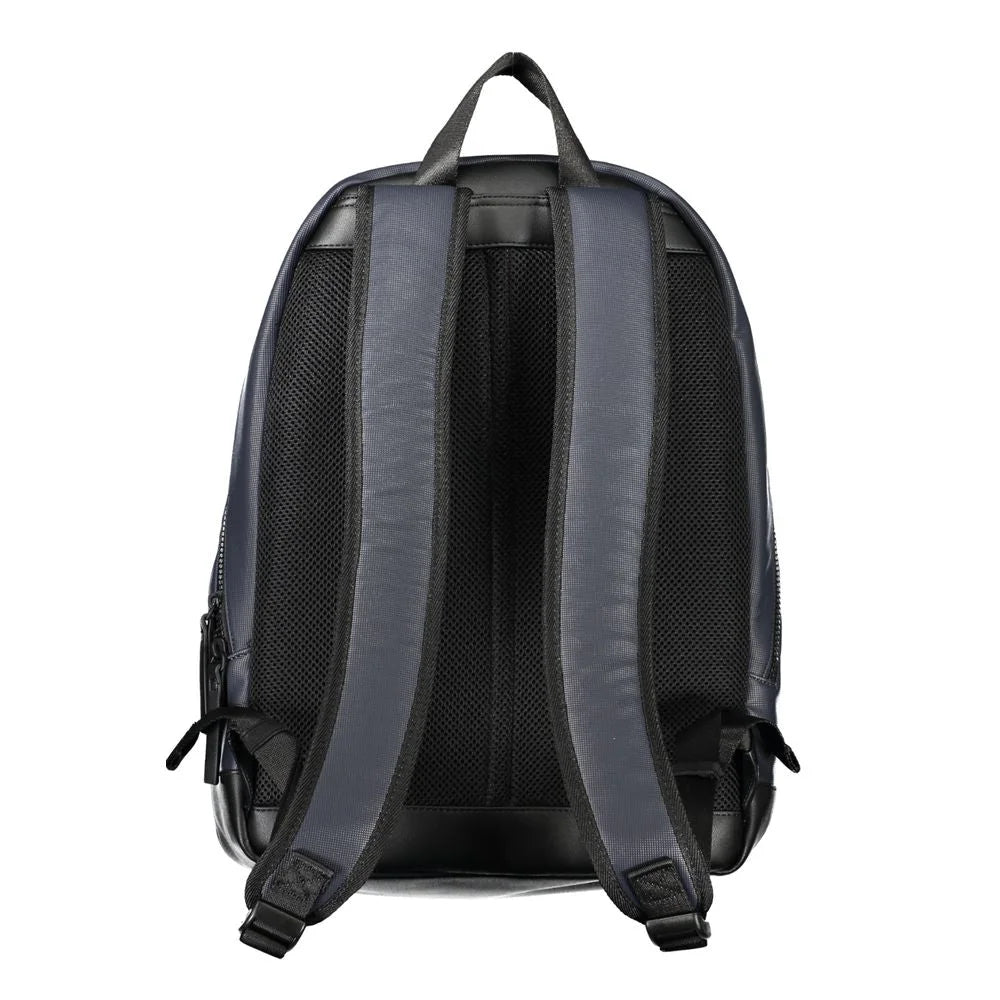Tommy Hilfiger Blue Polyethylene Men Backpack - Laptop Backpacks