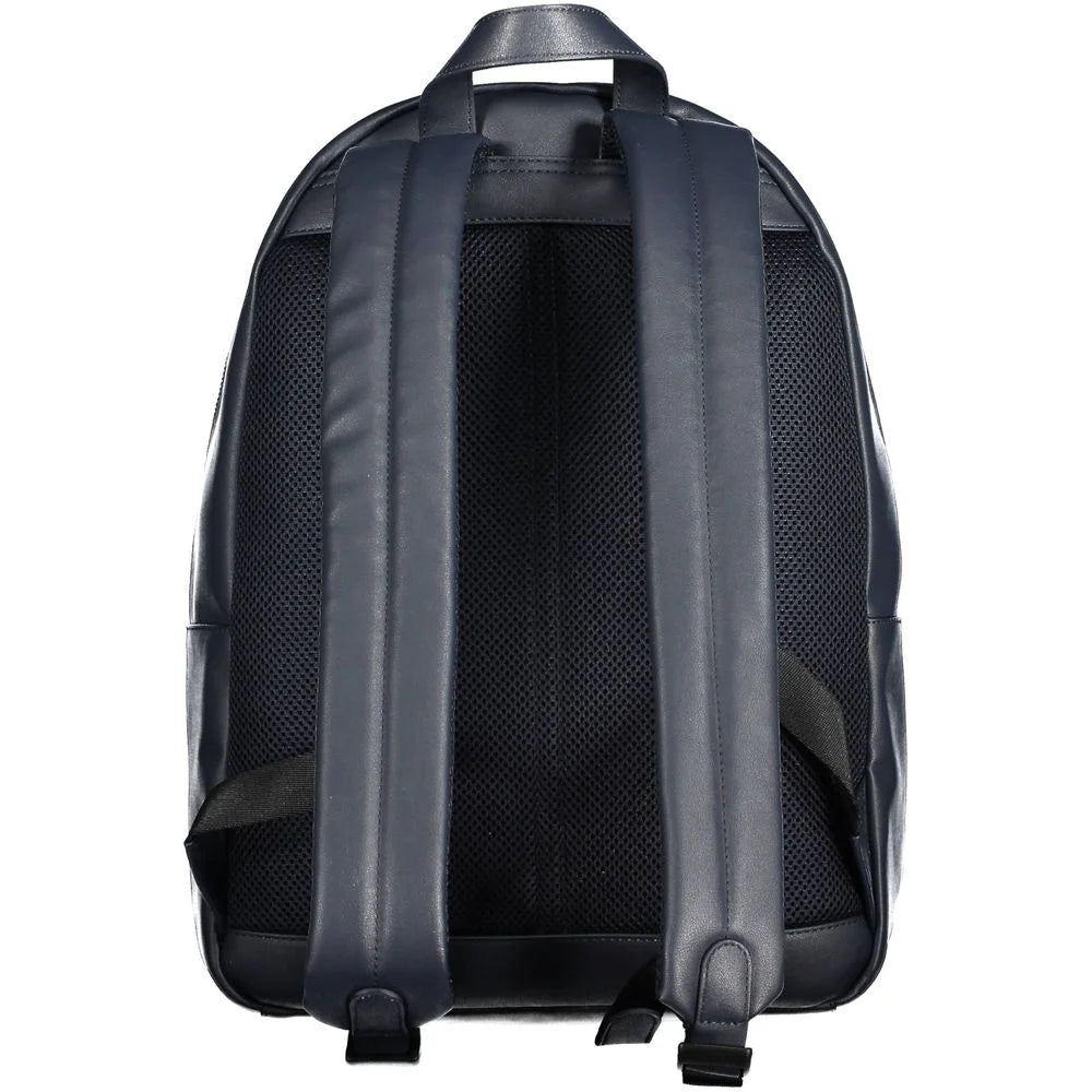 Tommy Hilfiger Blue Polyethylene Men Backpack - Laptop Backpacks
