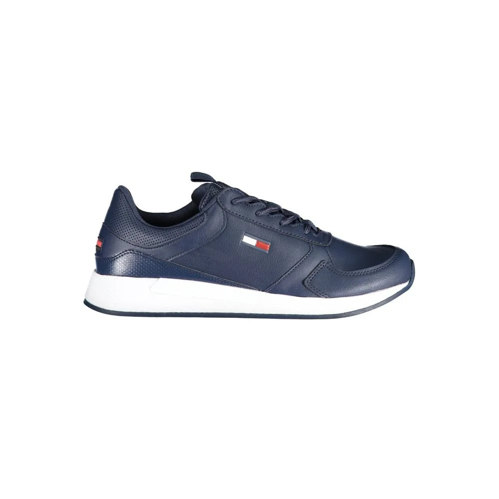 Tommy Hilfiger Blue Polyethylene Men Sneaker - EU40/US7 - Sneakers