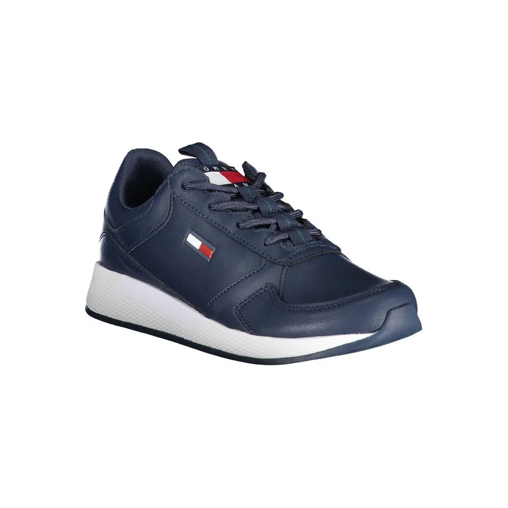 Tommy Hilfiger Blue Polyethylene Men Sneaker - EU40/US7 - Sneakers